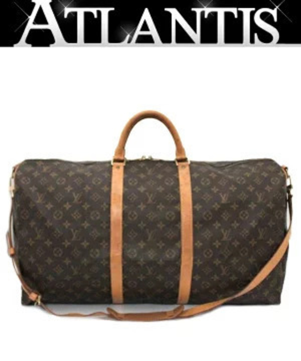Louis Vuitton Keepall Bandouliere Boston Bag Shoulder Monogram